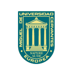 Miguel de Cervantes European University logo