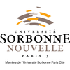 New Sorbonne University - Paris III logo