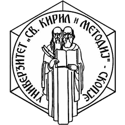 Ss. Cyril and Methodius University of Skopje logo