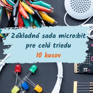 Základná sada micro:bit "Učíme s Hardvérom" pre celú triedu (10ks)