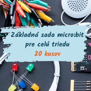 Základná sada micro:bit "Učíme s Hardvérom" pre celú triedu (20ks)