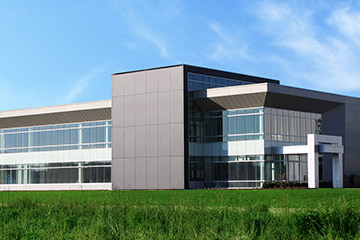 Sodecia Global and Technical Automotive Plant, London, Basalt Black - Ceramitex, sintered ceramic facade system