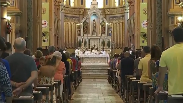 Missa na Catedral Metropolitana - Foto: Reprodução/ EPTV