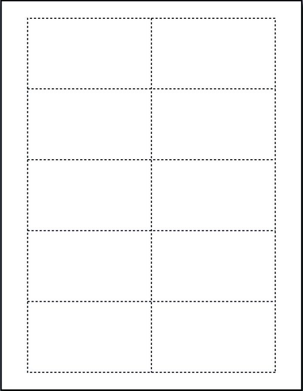 blank business card template microsoft word