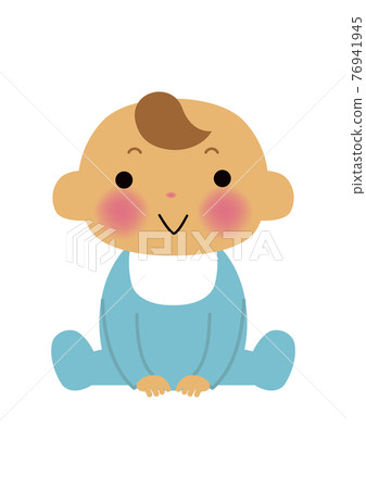 Baby Illustration-Newborn. Illustration material of a person. 76941945