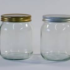 Airtight large glass storage jar with metal clamp lid tall. 345ml Traditional Style Pound Honey Jar Large Glass Jars With Lids