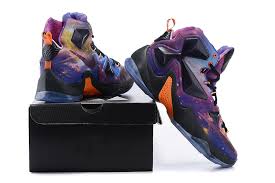 Online lebron 13 purple red green, price: Cheap Lebron 13 Shoes All Star Purple Black Orange