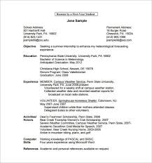 College sample resume templates are very common as everyone wants a job right after getting a degree. 15 College Resume Templates Pdf Doc Free Premium Templates