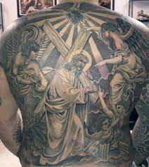 The design looks cool and reflects on the side of the head where it's worn. 125 Jesus Tattoo Ideas That Make Everyone Go Hallelujah Wild Tattoo Art