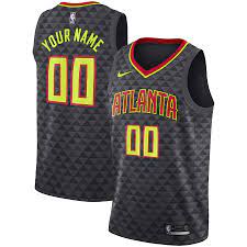 Collins nike mlk city edition swingman jersey from $130.00. Men S Atlanta Hawks Nike Black Swingman Custom Jersey Icon Edition