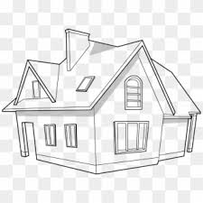 How to draw a house slide step by step? Big Image House Line Drawing Png Transparent Png 2144x1572 1298343 Pngfind