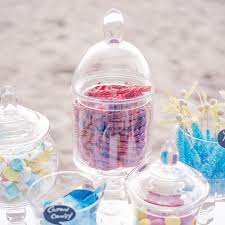 Preserve aromatic candles with clear glass jars. Large Glass Apothecary Candy Jar Footed Cylinder With Lid The Knot Shop