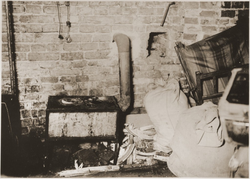 An underground bunker, built by Jews in Warsaw in preparation for anti-Nazi resistance.