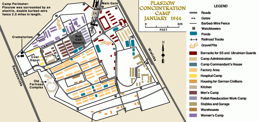 Plaszow concentration camp, January 1944