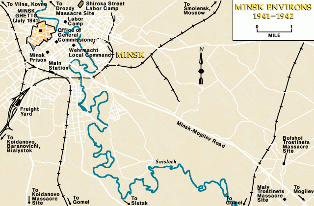 Minsk environs, 1941-1942