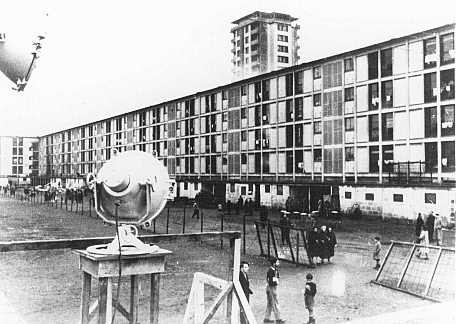 Jewish prisoners in the Drancy camp. France, between 1941 and 1944.