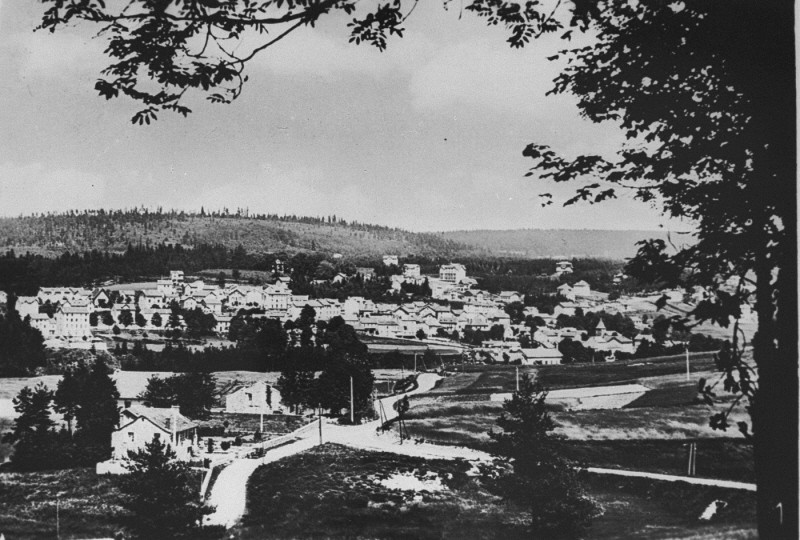 View of Le Chambon, where most of the village's Protestant population hid Jews from the Nazis.