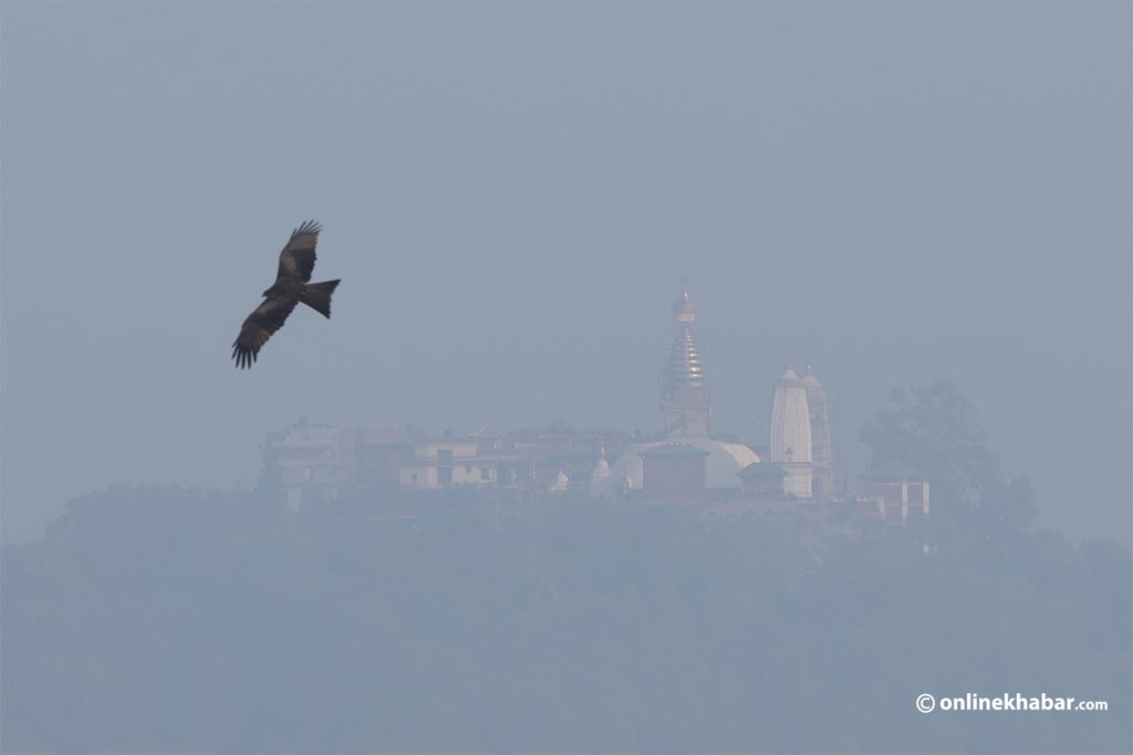 Pollution chokes Kathmandu Valley