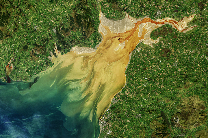 Sediment Sloshes in Solway Firth