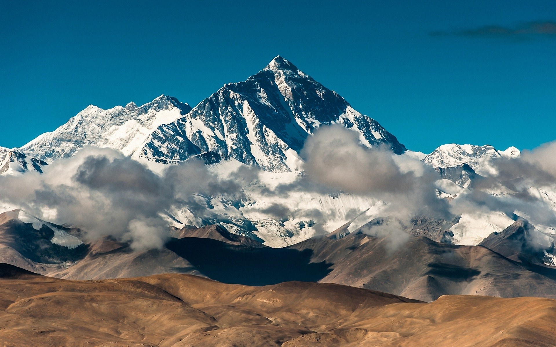 Nature Mountains Snow Clouds