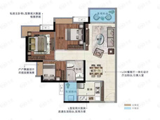 凯德·山海连城85㎡户型户型图