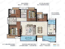 凯德·山海连城135㎡户型户型图