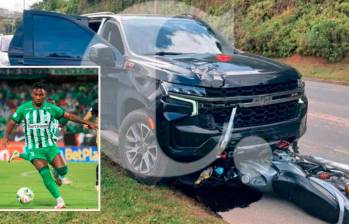 El delantero de Atlético Nacional, Alfredo Morelos, se encuentra detenido a la espera de que se aclare la situación relacionada por este accidente, en el cual se descubrió que estaría manejando bajo los efectos del licor. FOTOS: CORTESÍA MI ORIENTE Y EL COLOMBIANO