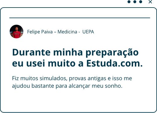 Depoimento de Felipe Paiva sobre os benefícios da Estuda.com no seu dia a dia de estudos para passar em Medicina.