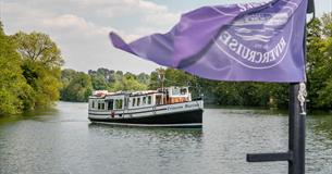 View of Princess Marina cruising on the River Thames