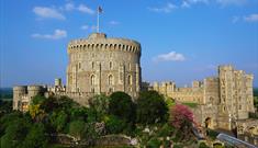 Windsor Castle's Round Tower. Royal Collection Trust / © His Majesty King Charles III 2024. Photographer Peter Packer.