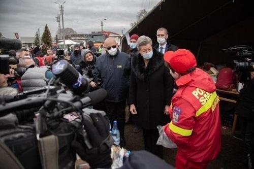 Commissioner Johannson at the Estonian border