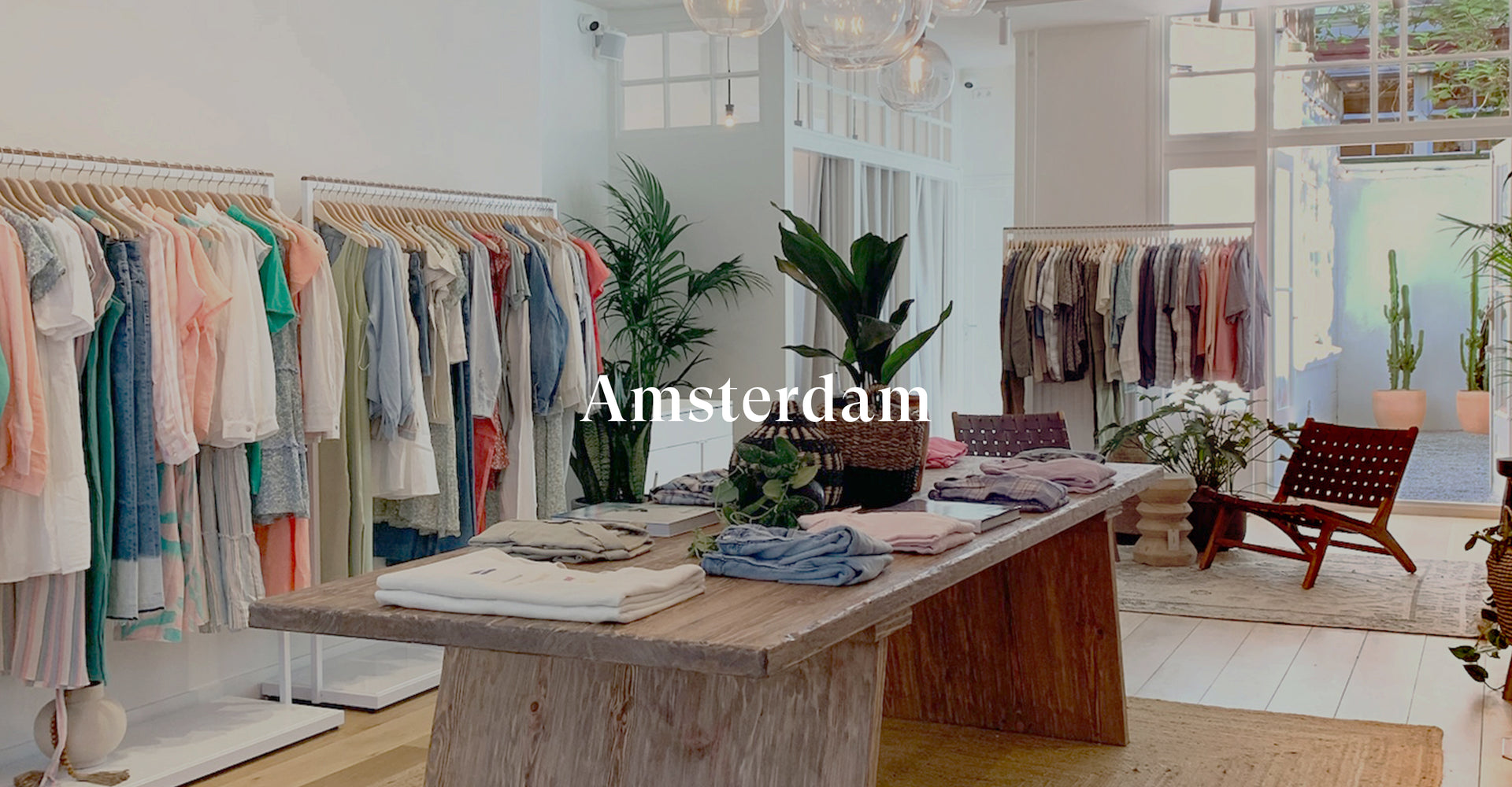 Inside of Amsterdam store