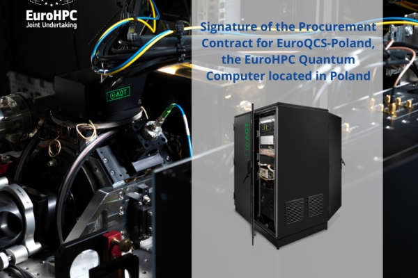 Pictures of AQT’s quantum computer based on trapped ions and AQT’s rack-mounted ion trap quantum processor