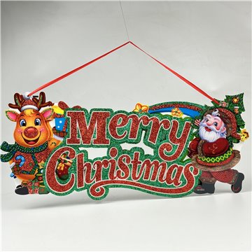 Glitter christmas decoration With Light (6)