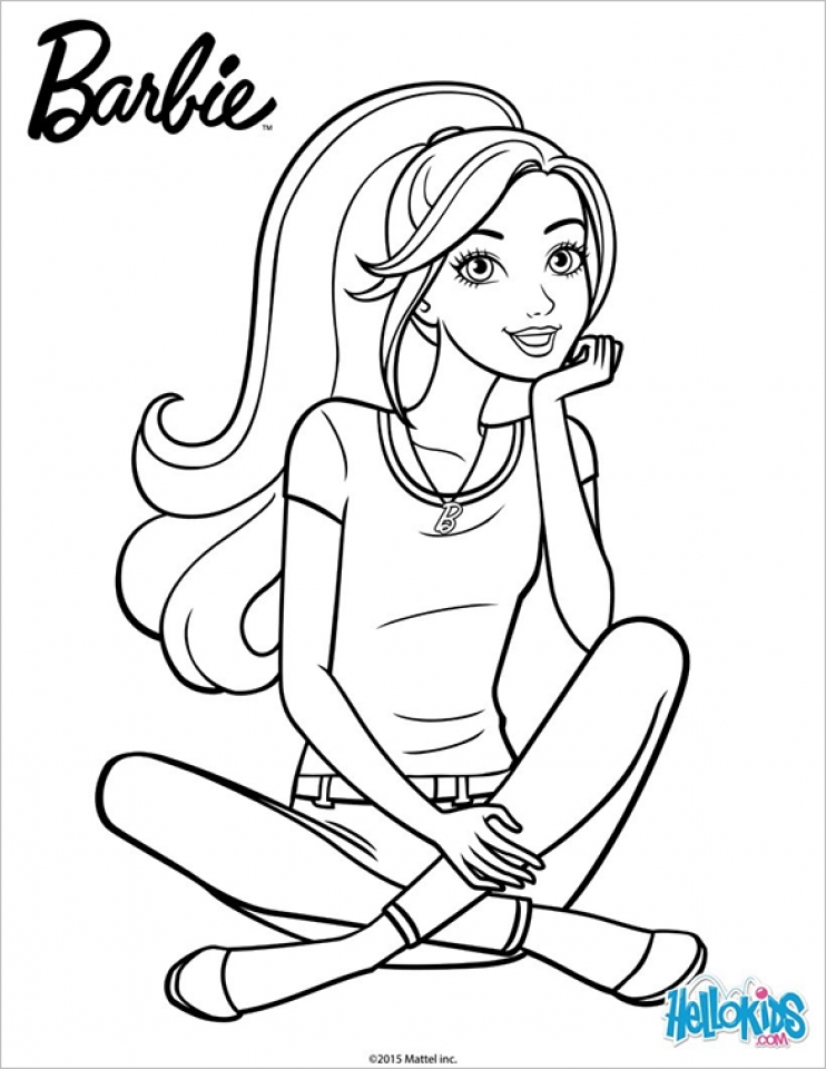 Download Get This Kids' Printable Barbie Coloring Pages x4lk2