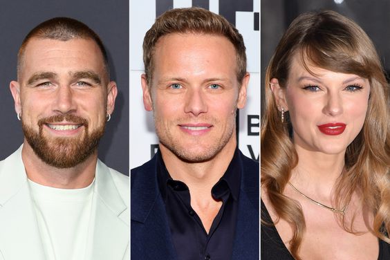 Travis Kelce attends the Los Angeles Premiere Of Netflix's "Quarterback"; Sam Heughan attends Outlander Season 7 World Premiere ; Taylor Swift is seen leaving the "Poor Things" premiere 