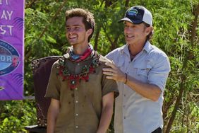 Charlie Davis and Jeff Probst on 'Survivor 46'