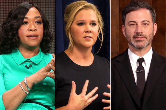 Shonda Rhimes, Amy Schumer, Jimmy Kimmel