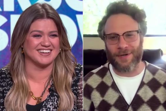 Kelly Clarkson and Seth Rogen Seth Rogen Wrote The Iconic 'Ahh, Kelly Clarkson!' Line From 'The 40-Year-Old Virgin'