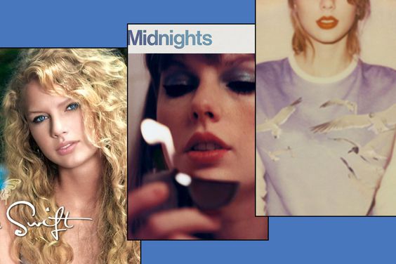 Taylor Swift's self-titled debut, Midnights, and 1989