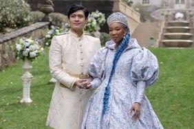 Paolo Montalban and Brandy as King Charming and Cinderella in Descendants Rise of Red