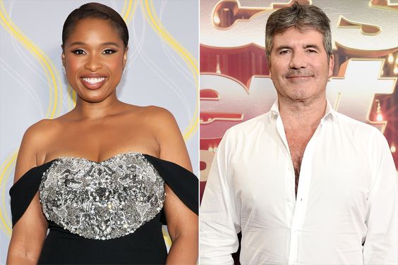 Jennifer Hudson and Simon Cowell