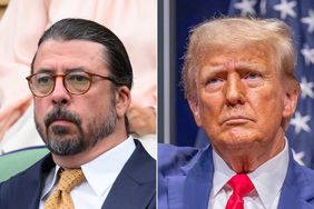 Dave Grohl and Donald Trump 