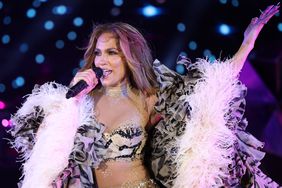 Jennifer Lopez performs on stage during the LuisaViaRoma for Unicef event at La Certosa di San Giacomo on July 30th in Capri, Italy. 