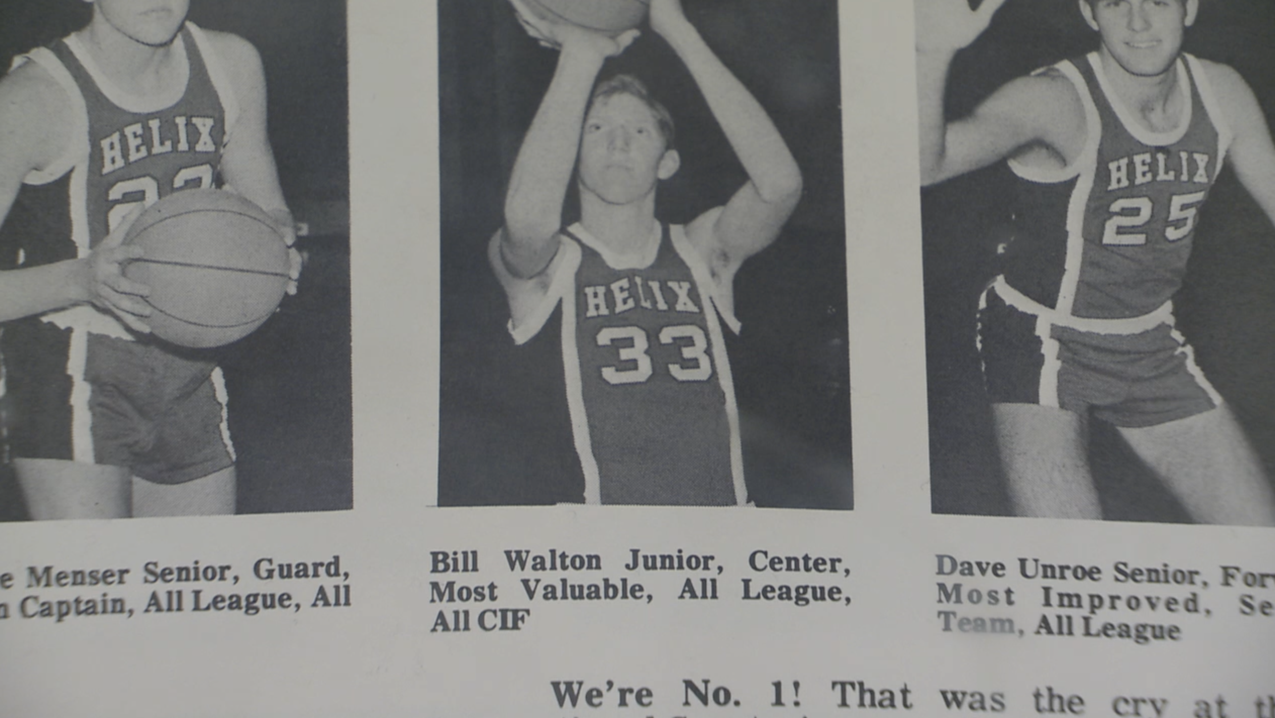 Bill Walton at Helix High School