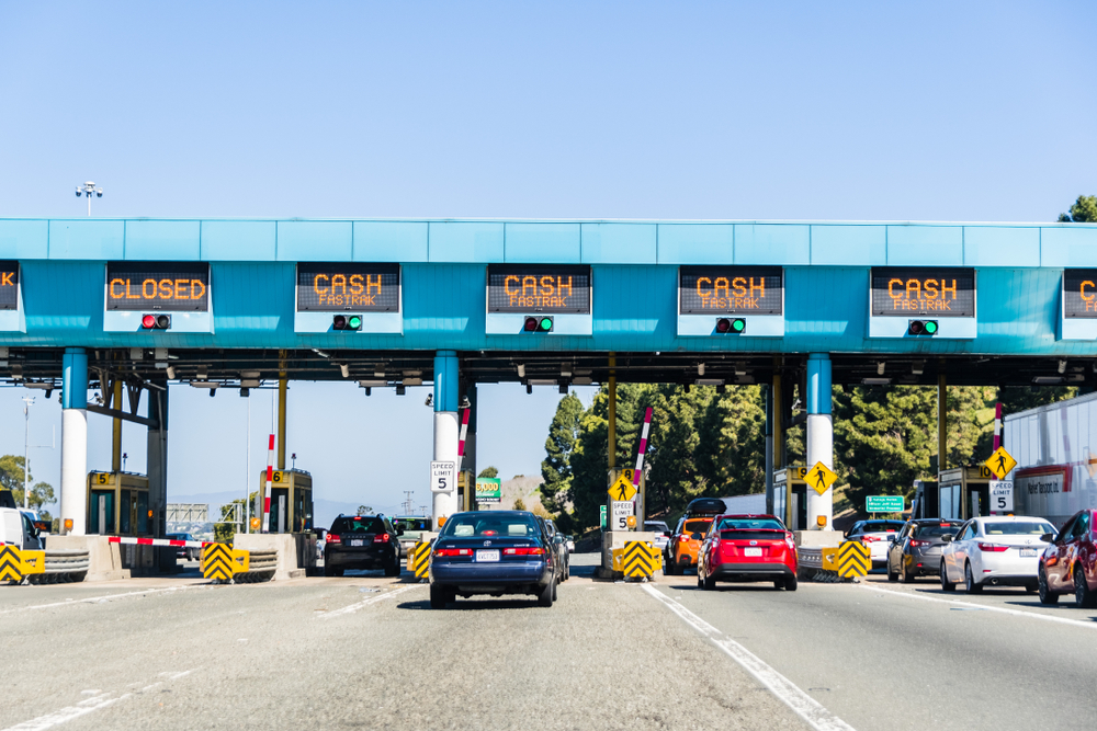 California toll booth