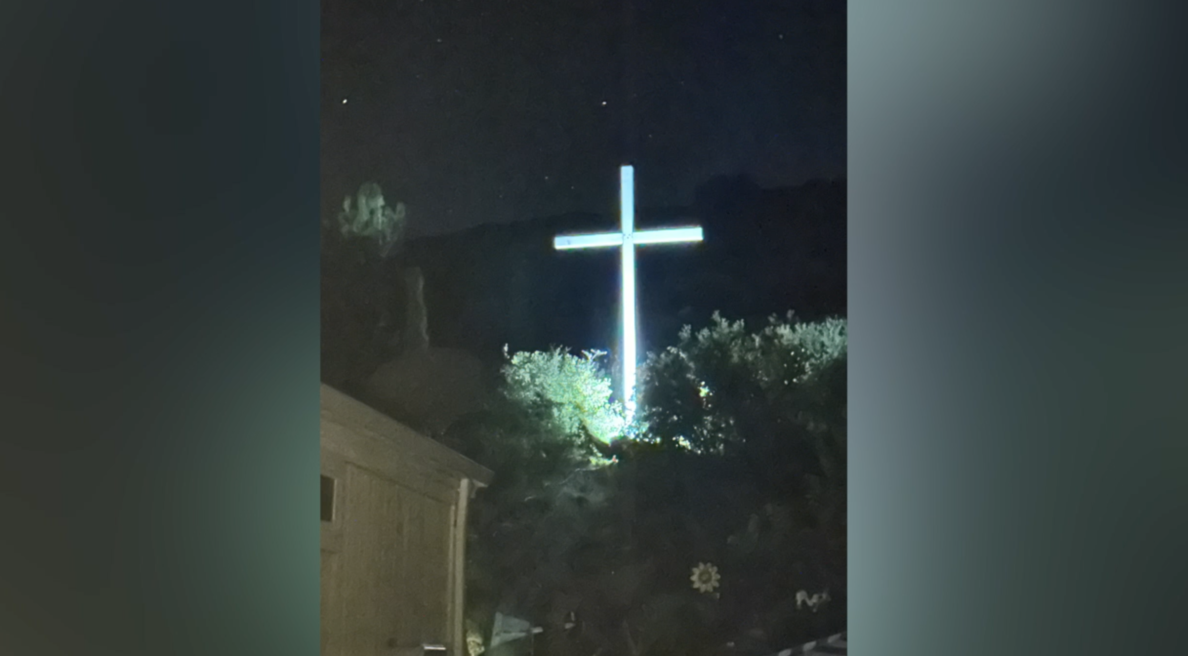 Giant cross removed from East County mobile home park