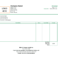 Microsoft Publisher Invoice Template