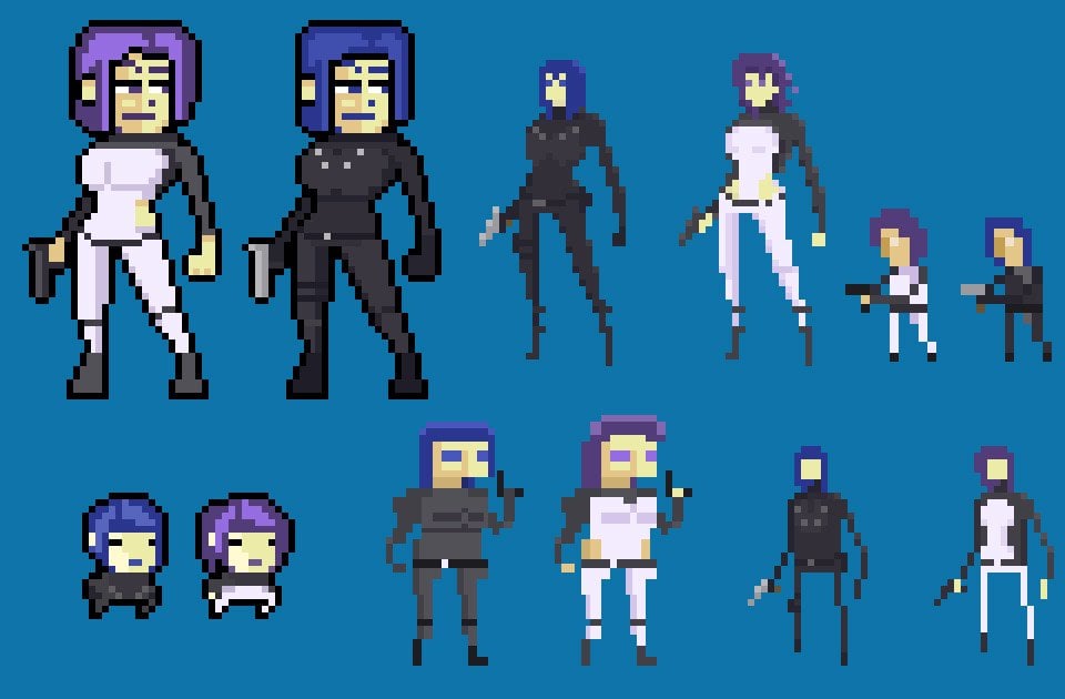 Pixel Art Character Styles