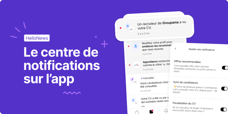 Ne manquez plus aucune notification sur notre application mobile !